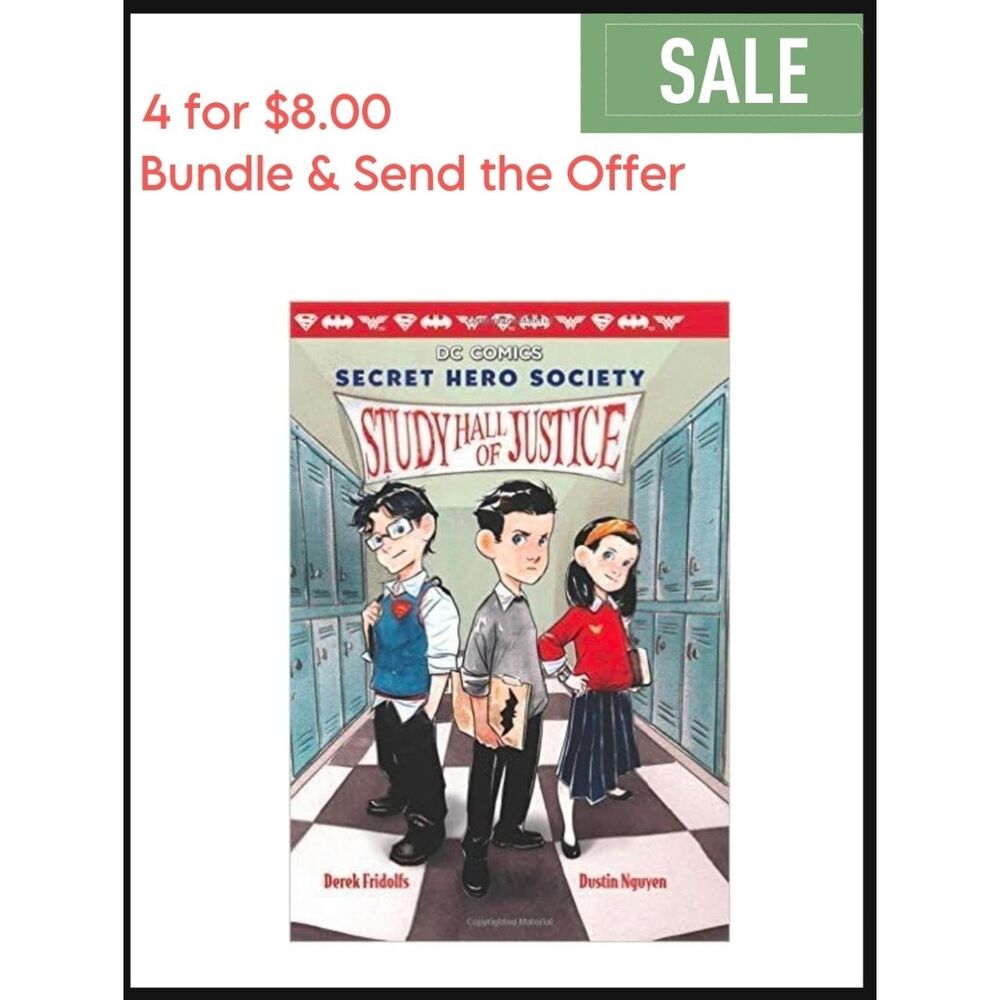 DC Comics Secret Hero Society: Study Hall of Justice Book Kids Youth Summer Read